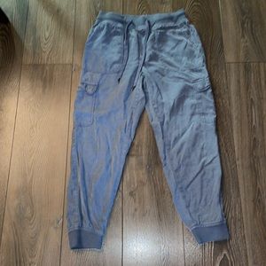 blue cargo joggers